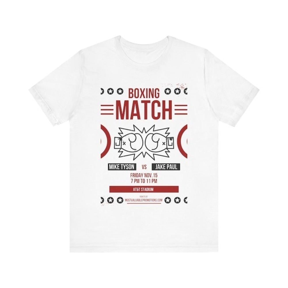 Mike Tyson Vs Jake Paul Style Tee
